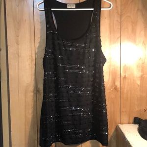 Sequin tank top